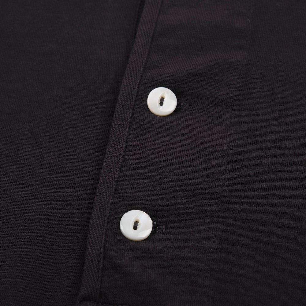 9 Ounce Henley L/S Black View 3