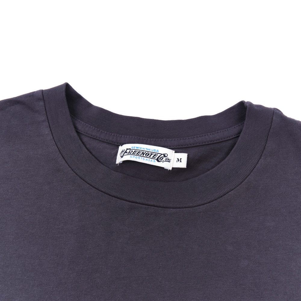 9 ounce Pocketless T-Shirt Vintage Grey Blue View 3