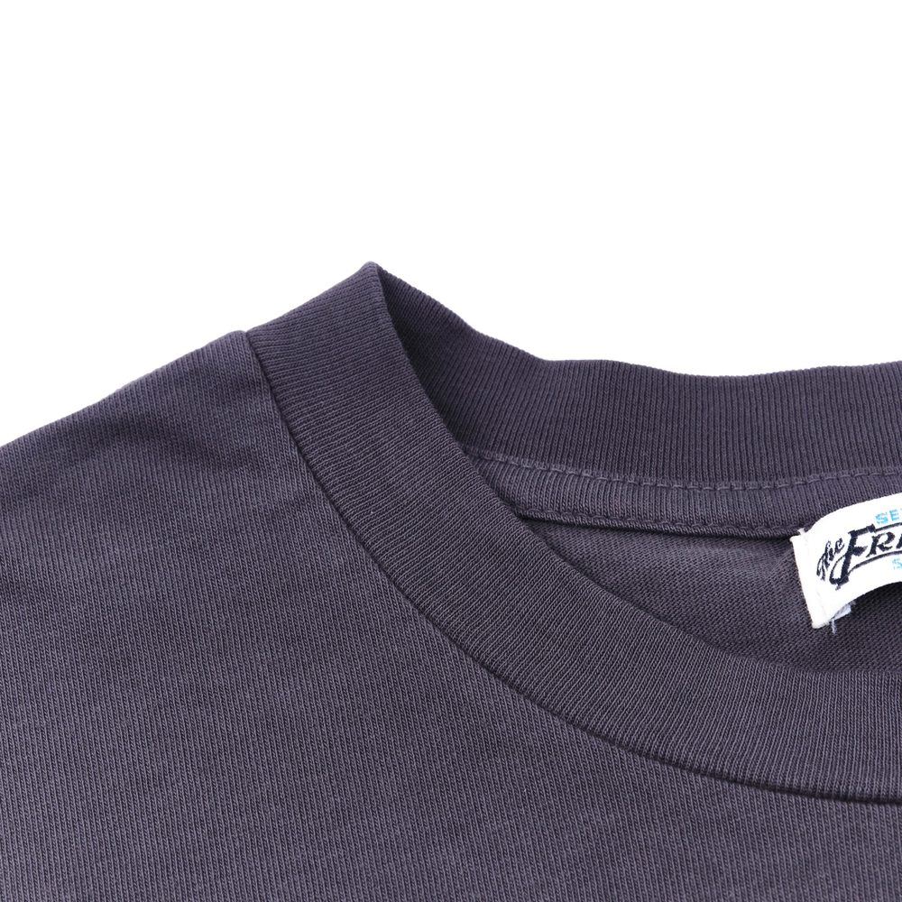 9 ounce Pocketless T-Shirt Vintage Grey Blue View 4