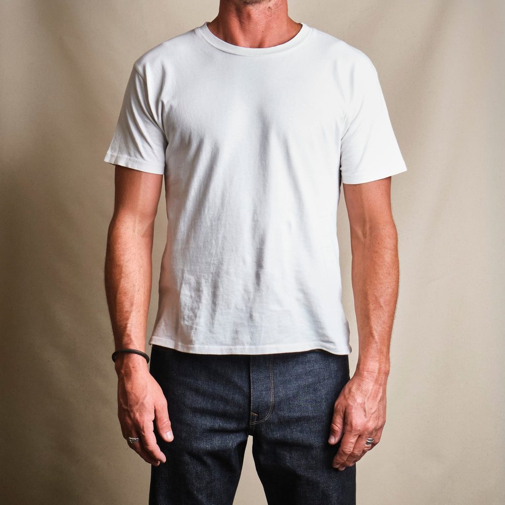 9oz Pocketless T-Shirt Vintage White Alternate