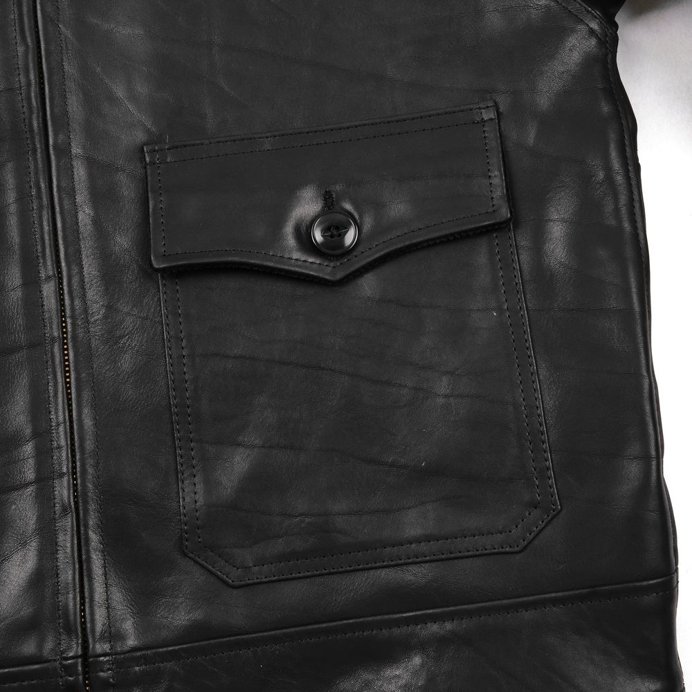 Alcorn Black Bull Leather View 3