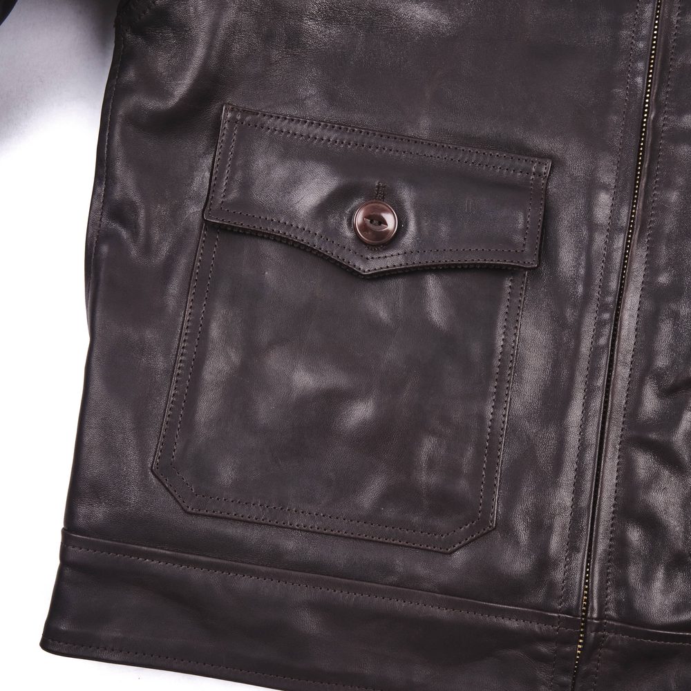 Alcorn Leather Seal Brown Horsehide View 4