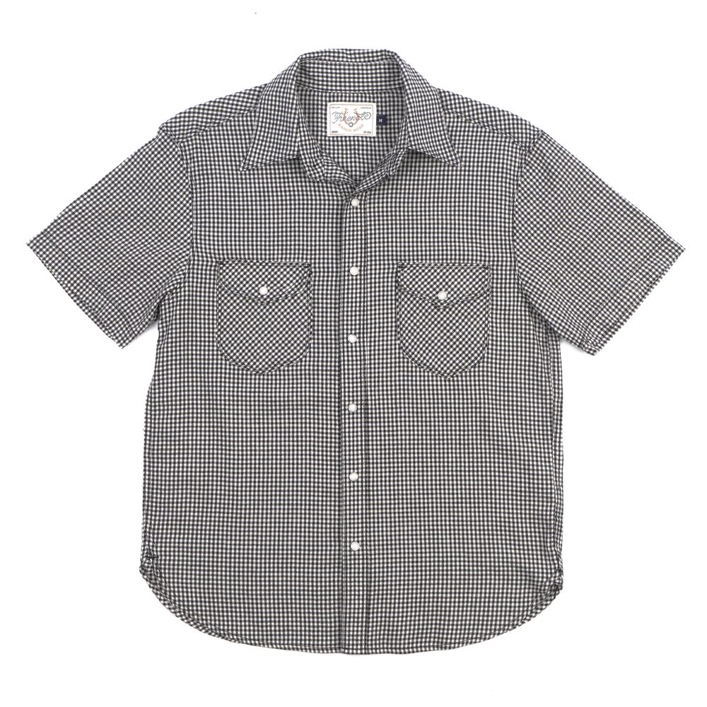 Bodie S/S Black Gingham