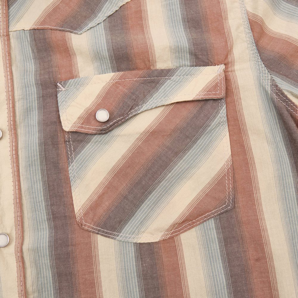 Calico Dusty Desert Stripe View 4