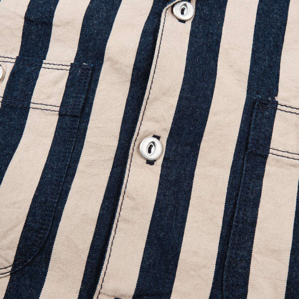 Dayton Indigo Wide Stripe View 4
