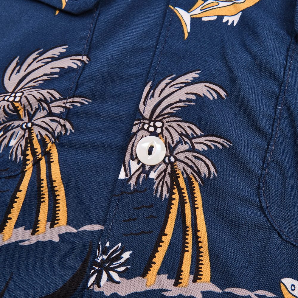 Dean Double Pocket Navy Flying Fish View 3