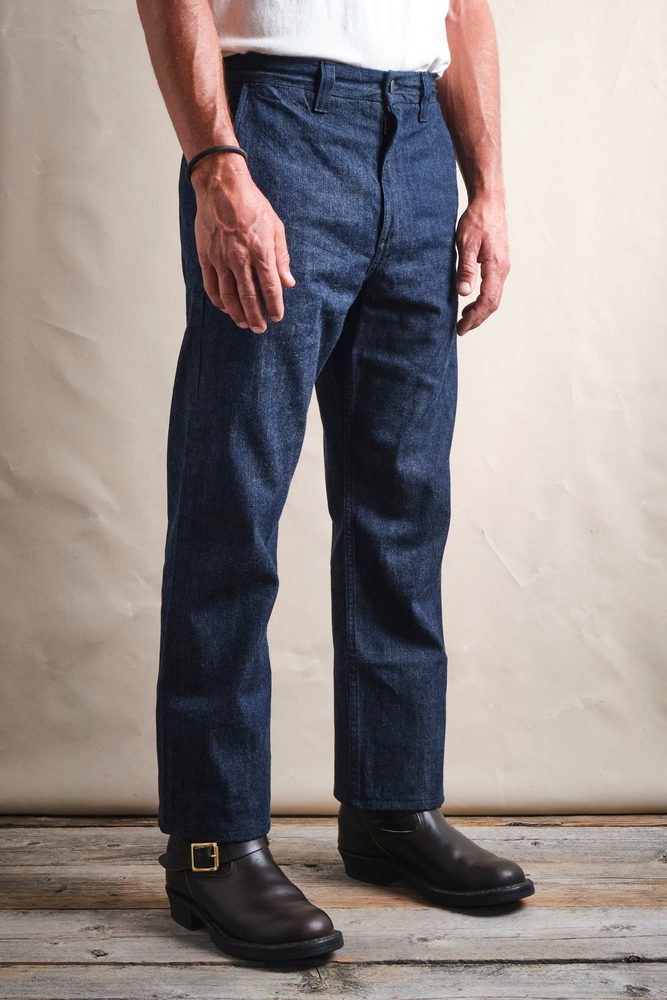 Deck Pant 11 Ounce 1900s Rinsed Denim View 3