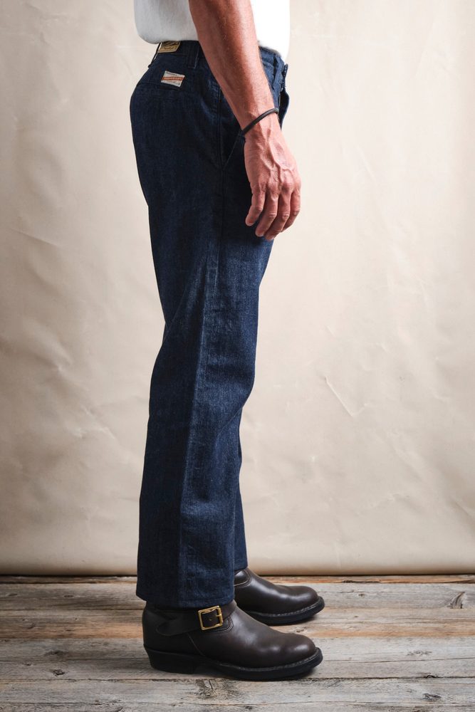 Deck Pant 11 Ounce 1900s Rinsed Denim View 4
