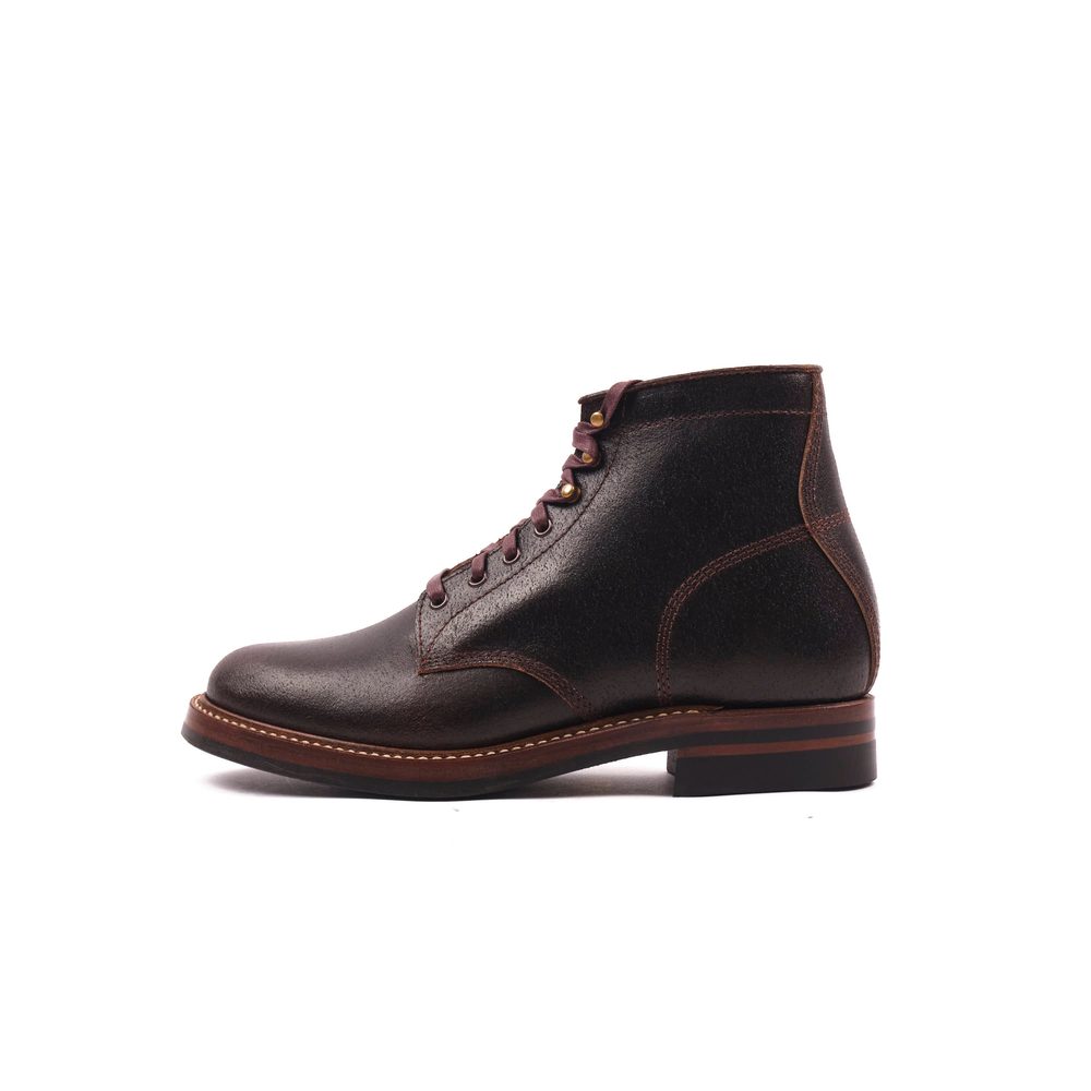 John Lofgren El Capitan Boots - Horween Dark Brown Waxed Flesh View 4