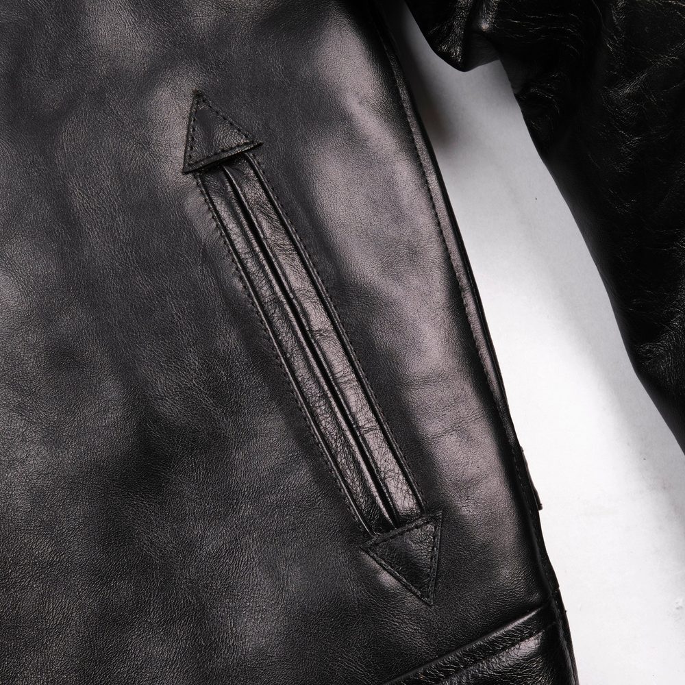 Locklin Black Horsehide View 4