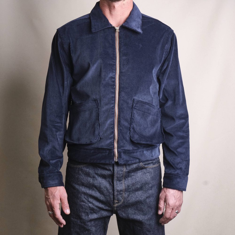 Meeks Jacket Navy Corduroy Alternate