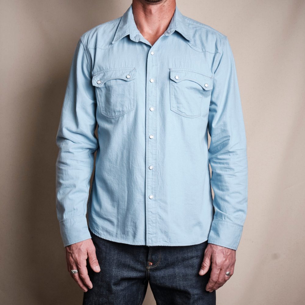 Modern Western Clear Blue Chambray Alternate