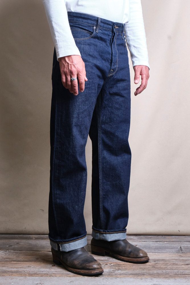 Modesto 14 Ounce 50's Blue Denim View 3