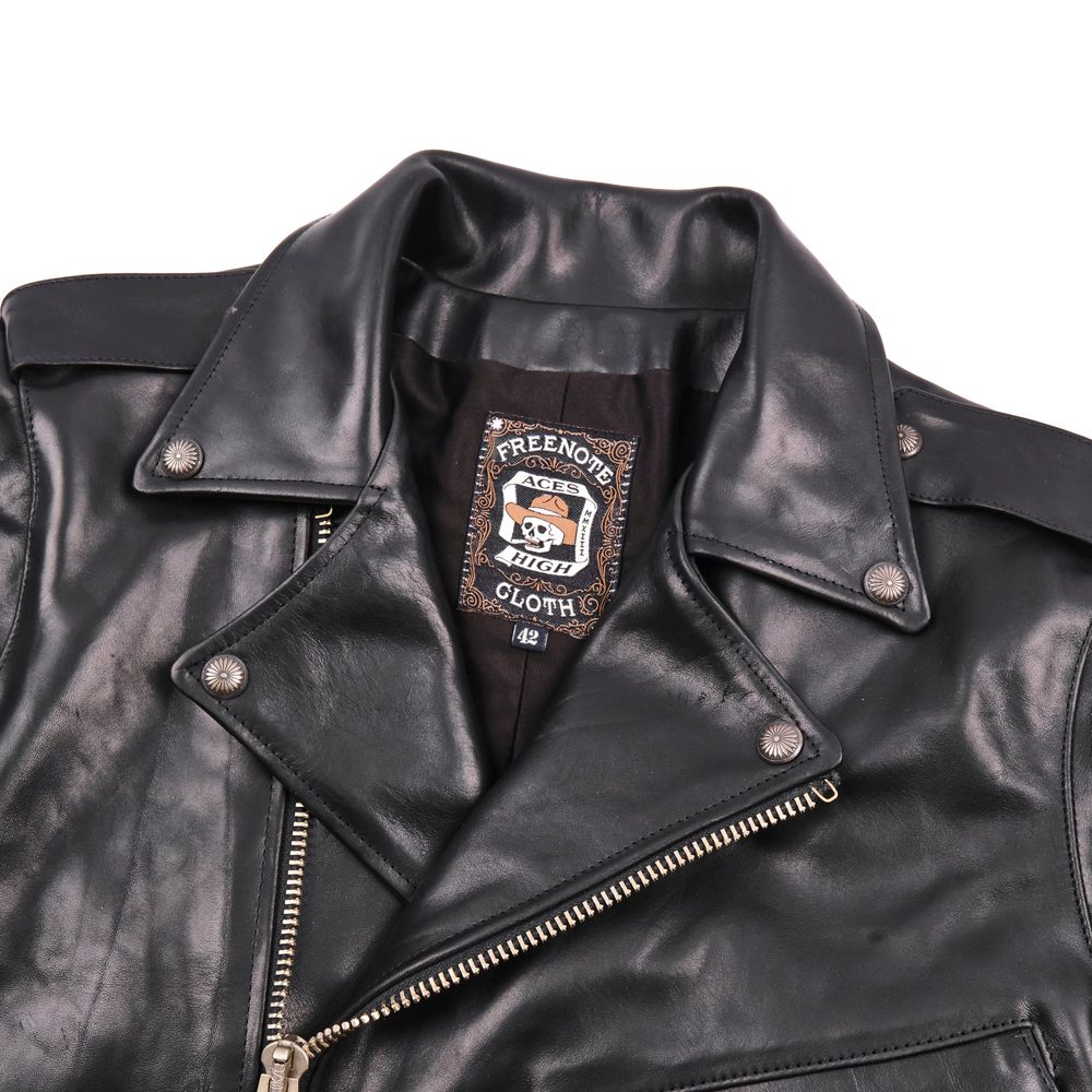 Mooch Moto Jacket Black Bull Leather Alternate
