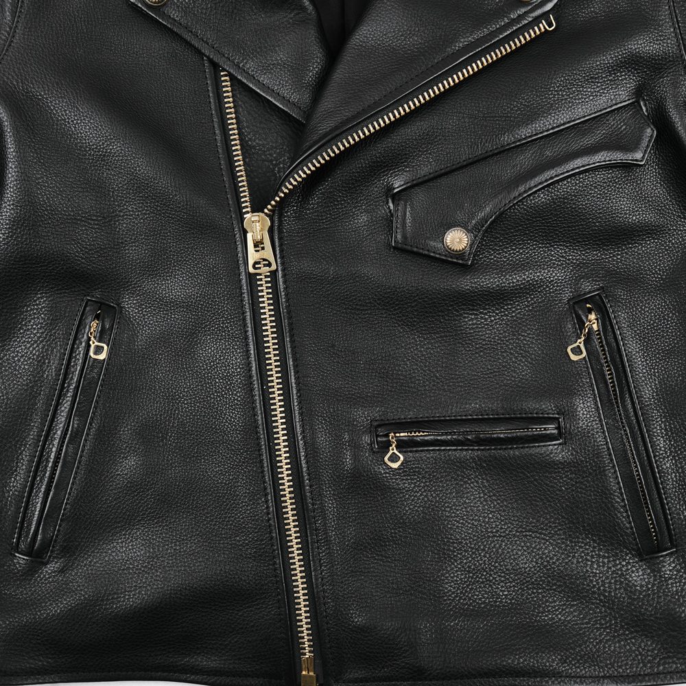 Mooch Moto Jacket Black Steerhide View 4