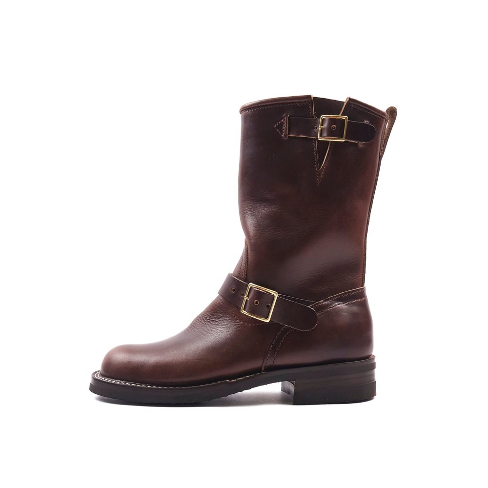 NICKS BOOTS - THE BRAKEMAN ENGINEER - HORWEEN BROWN CHROMEXCEL View 4