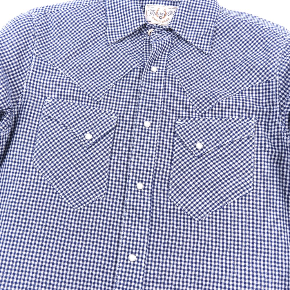 Northfork SS Blue Gingham View 4