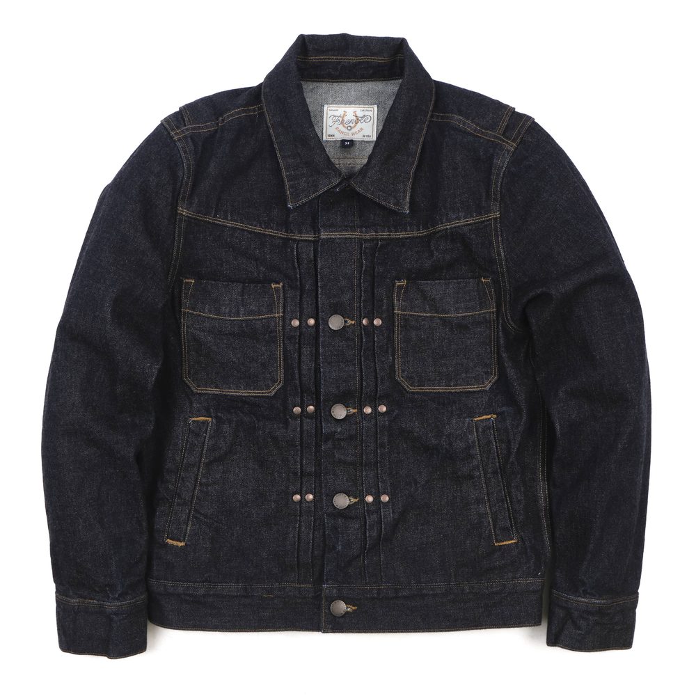 Riders Jacket 15 Ounce Unsinged Rinsed