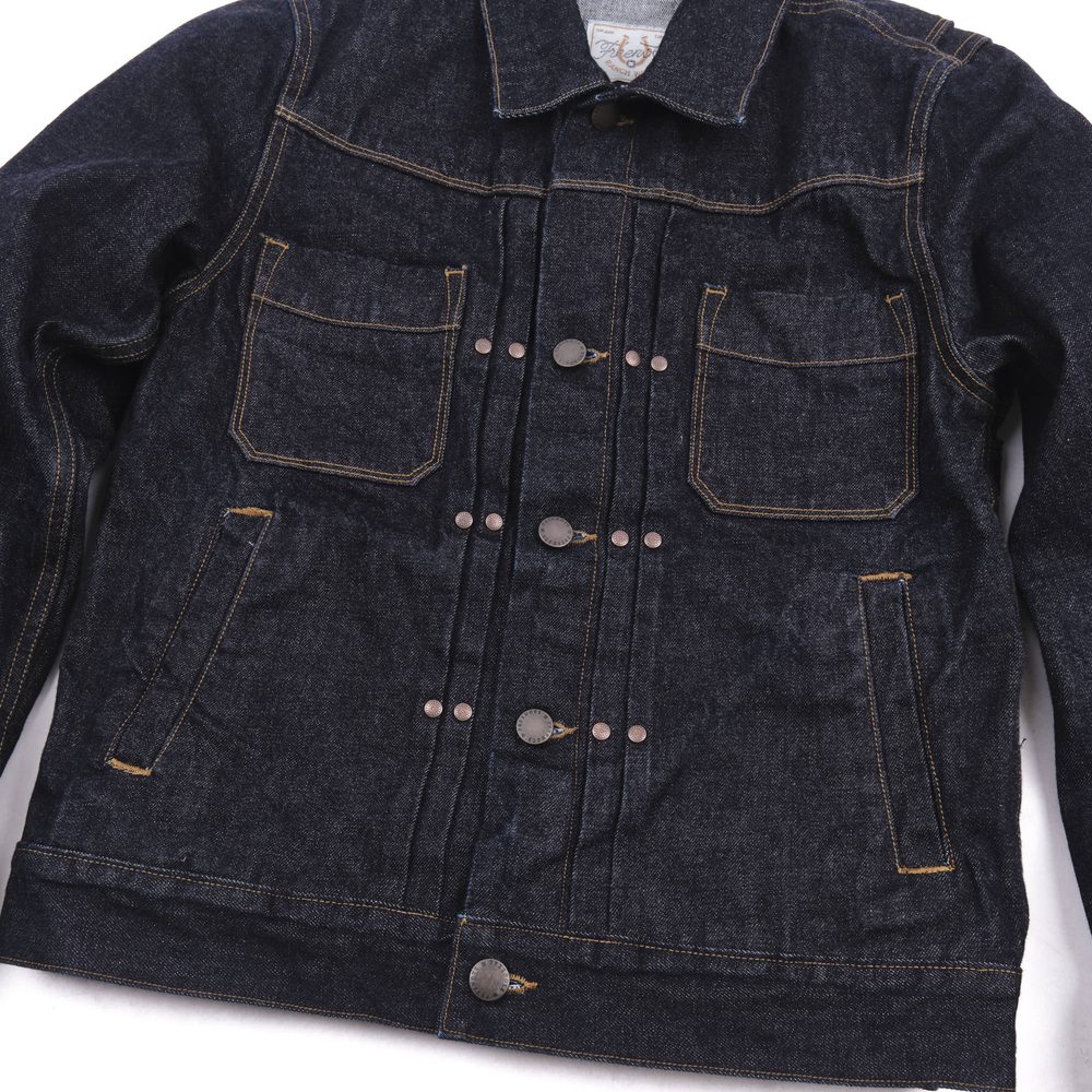 Riders Jacket 15 Ounce Unsinged Rinsed View 3