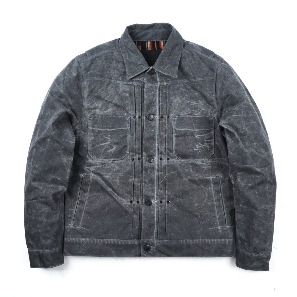 Riders Jacket Waxed Canvas <span> Charcoal</span>