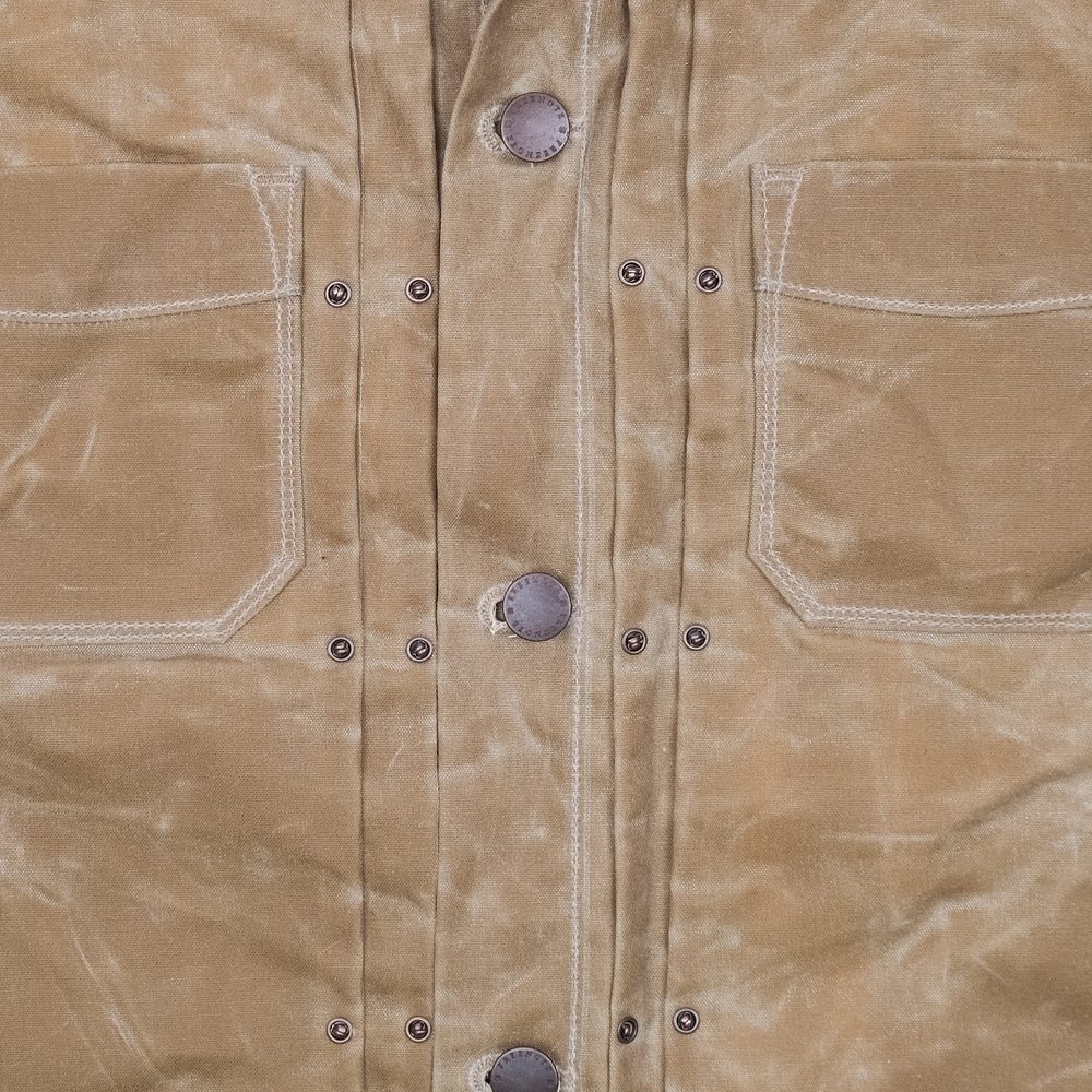 Riders Jacket Waxed Canvas <span>Tumbleweed Brown Interior</span> View 4