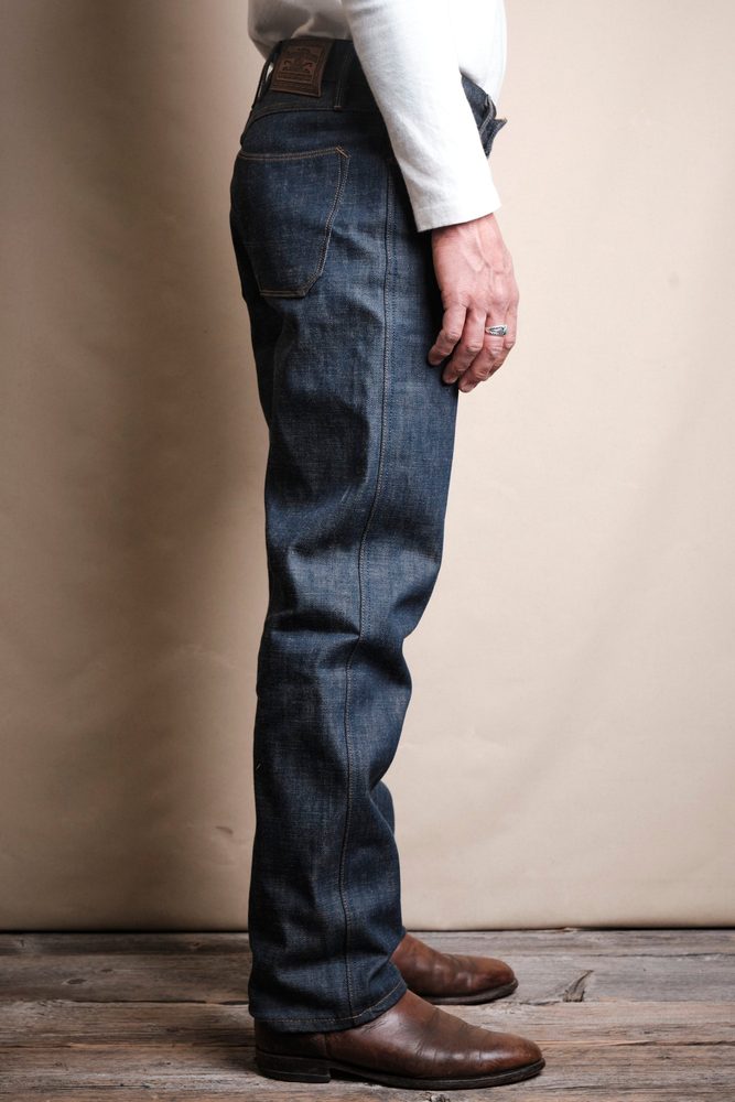 Wilkes Western 13 Ounce Natural Rinsed Denim View 4